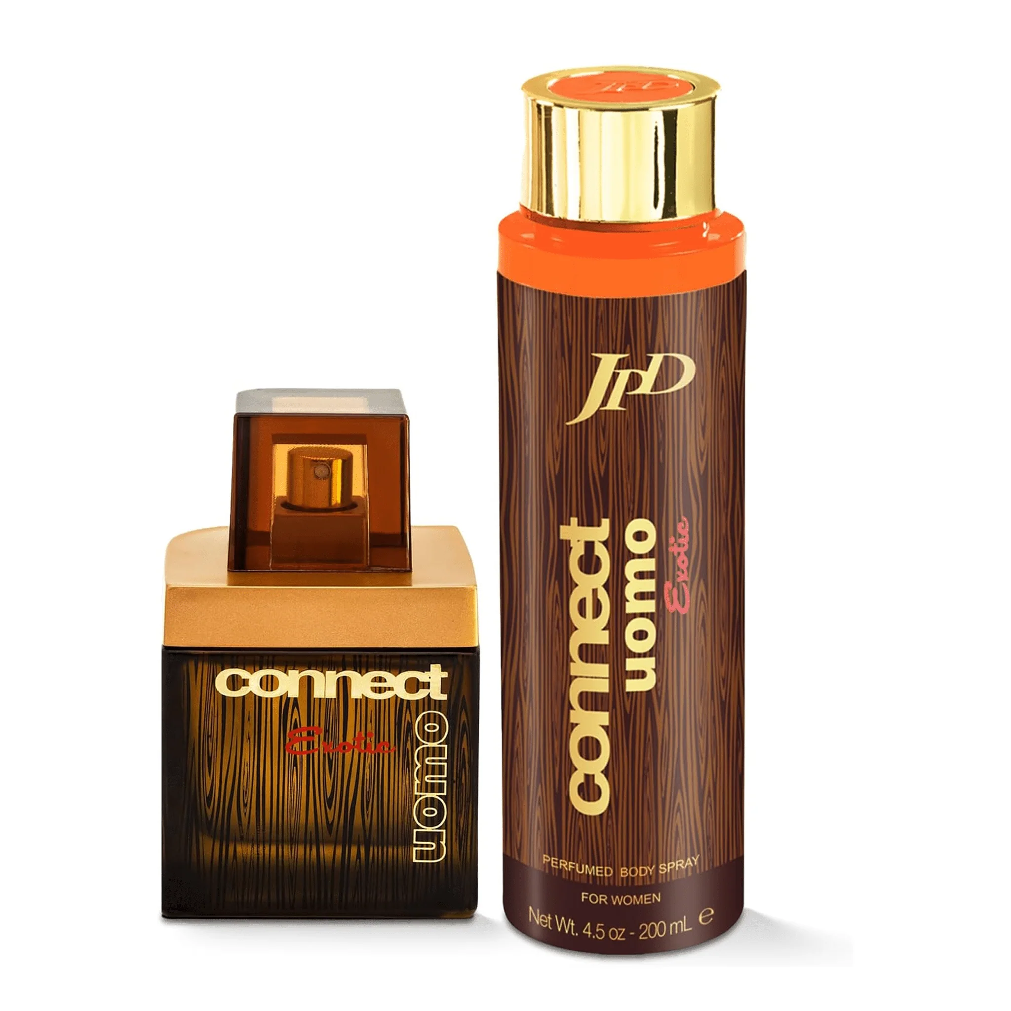 JPD Connect Uomo Exotic برومو باك عطر + بخاخ للجسم – للرجال