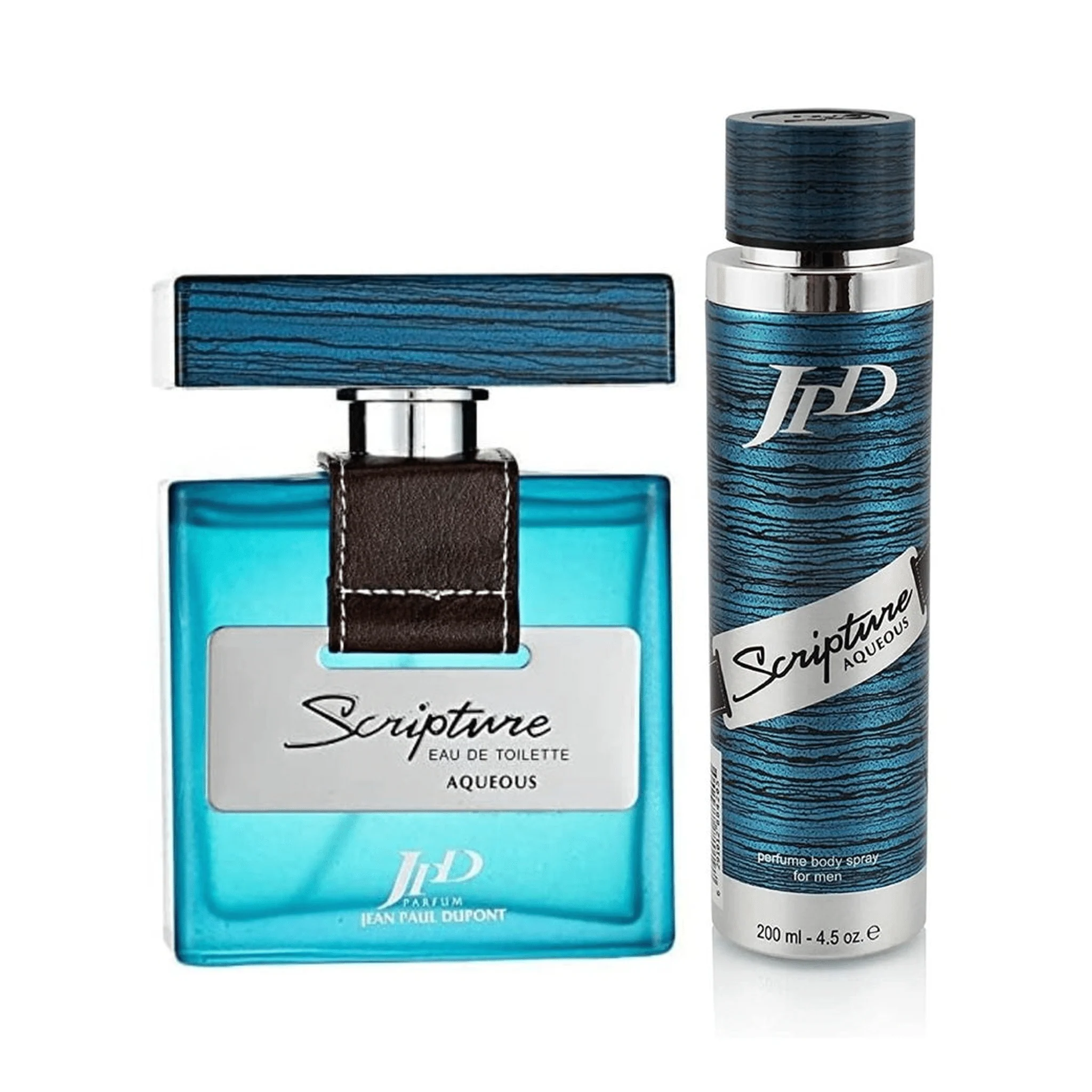 JPD Scripture Aqueous برومو باك عطر + بخاخ للجسم – للرجال - Image 3