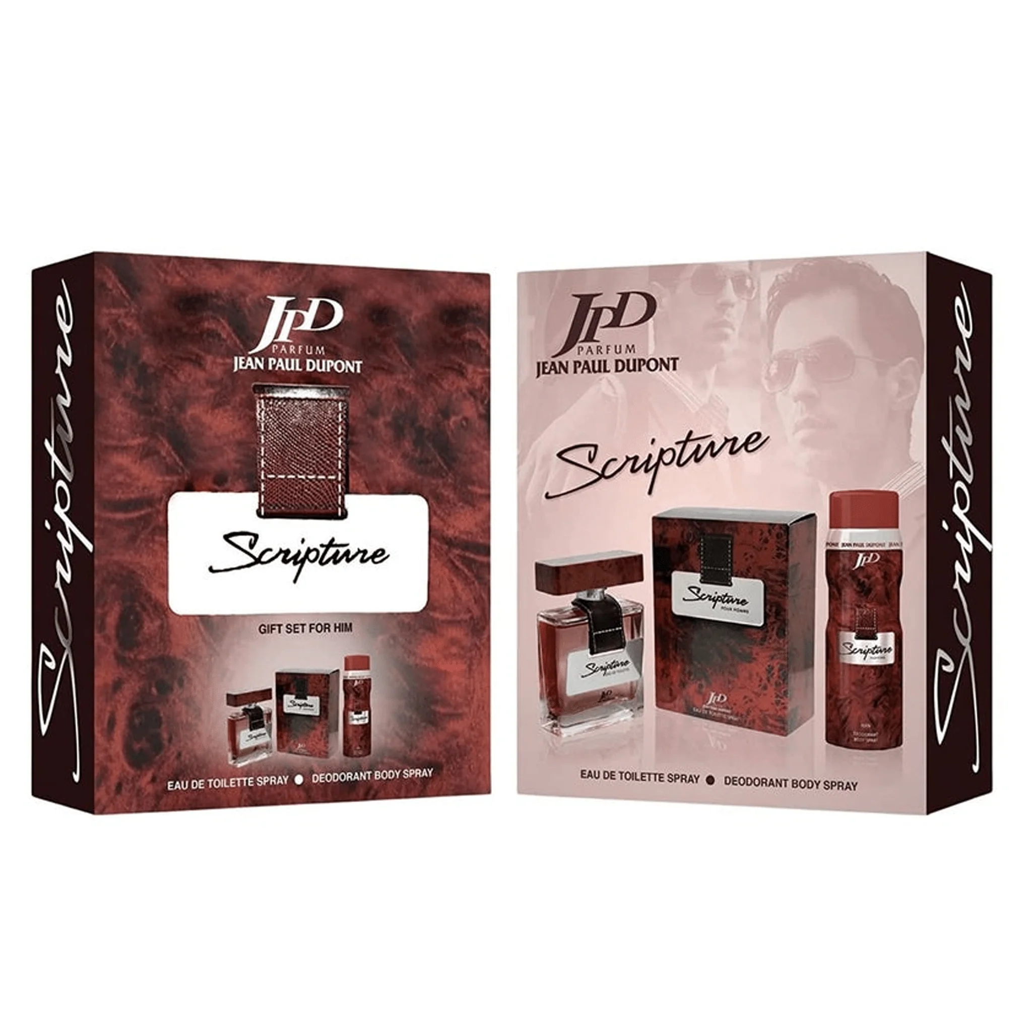 JPD Scripture برومو باك عطر أو دو تواليت + بخاخ للجسم – للرجال - Image 2