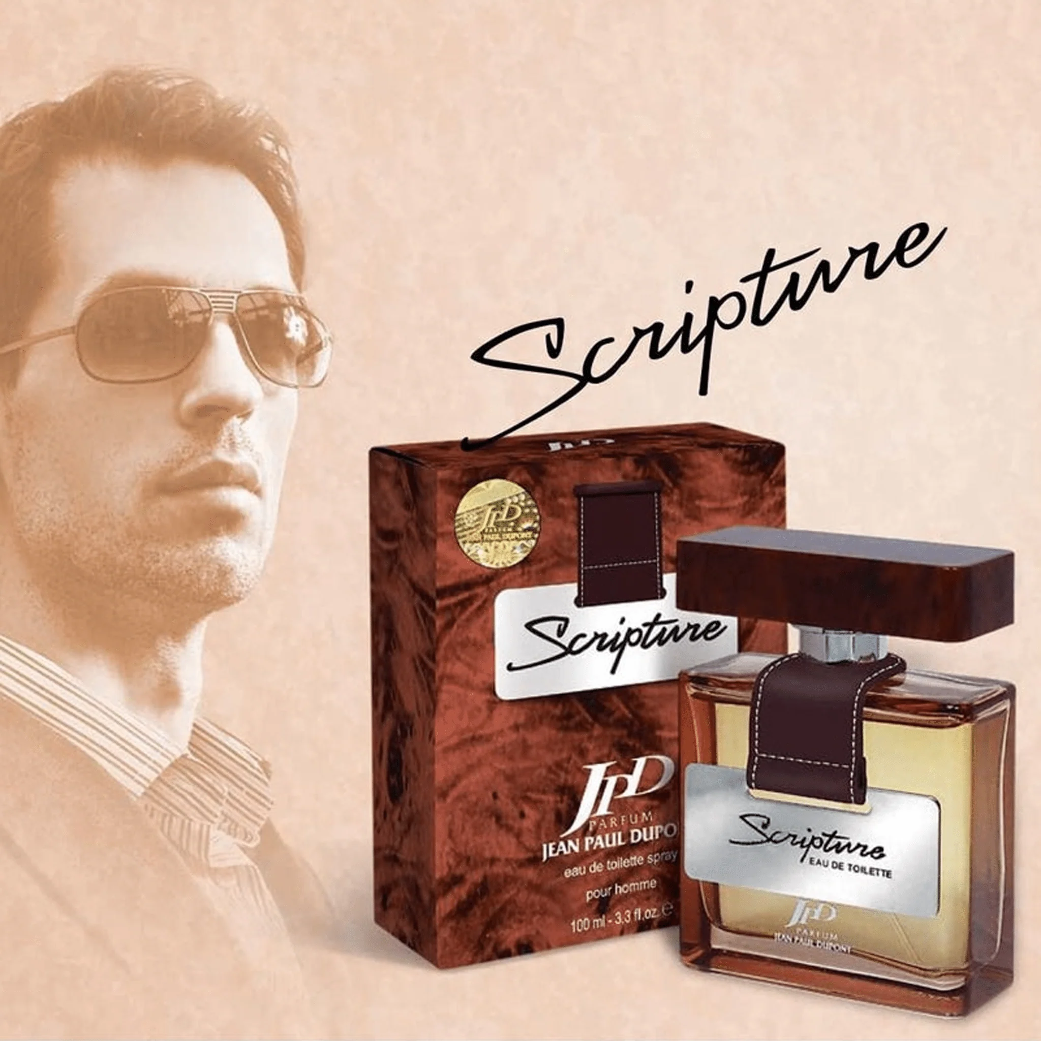 JPD Scripture برومو باك عطر أو دو تواليت + بخاخ للجسم – للرجال - Image 5